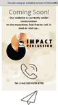 Mobile Screenshot of impactpercussion.com